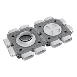 Zdjęcie podwójnej skrzynki rozdzielczej z firmy VENTS Group